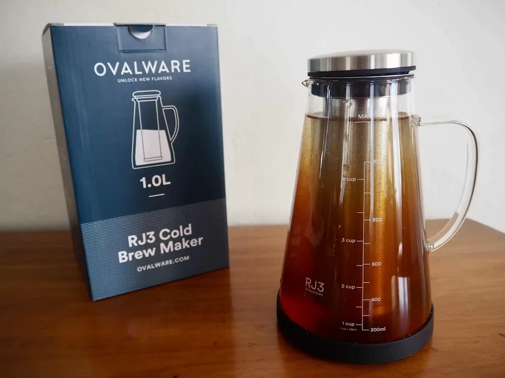 Cold brew coffee to water ratio