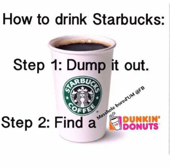 Dunkin Donuts vs Starbucks