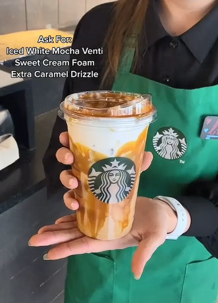 TikTok Starbucks Iced White Mocha