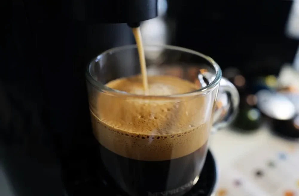 Brewing with a Nespresso Vertuoline machine