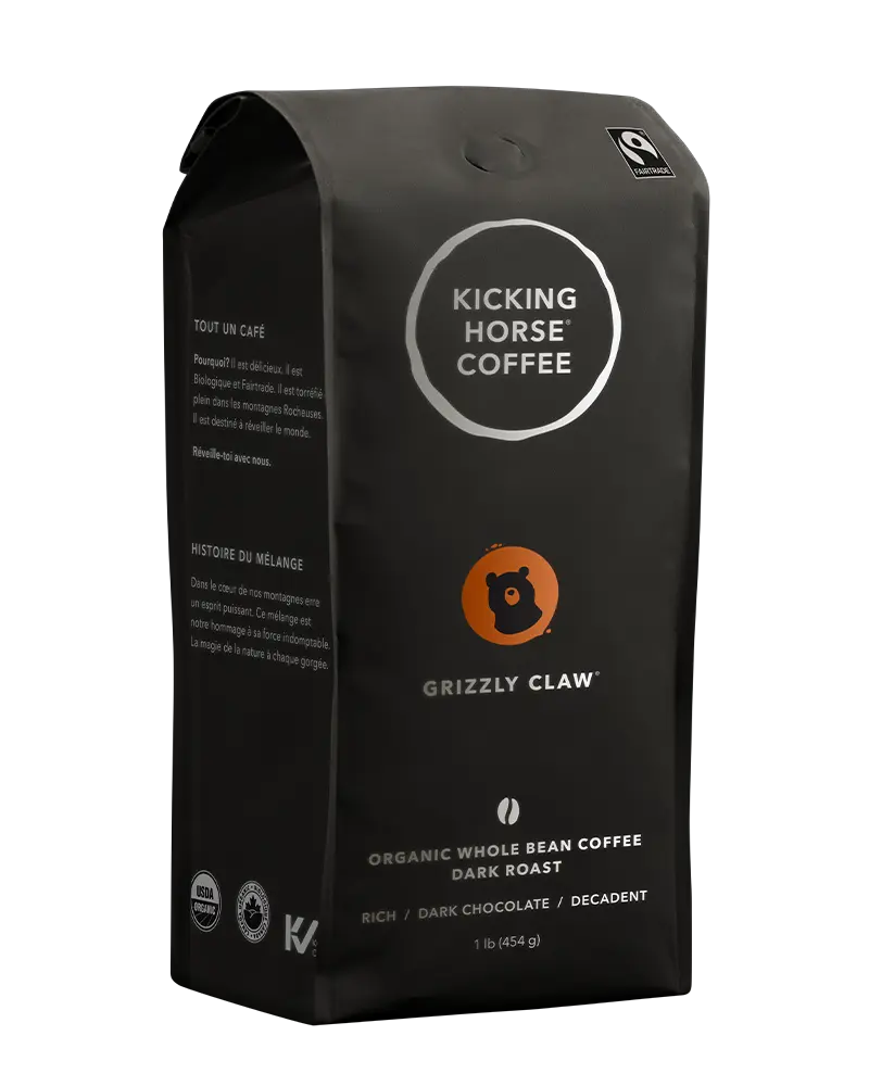 Kicking horse coffee grizzly claw