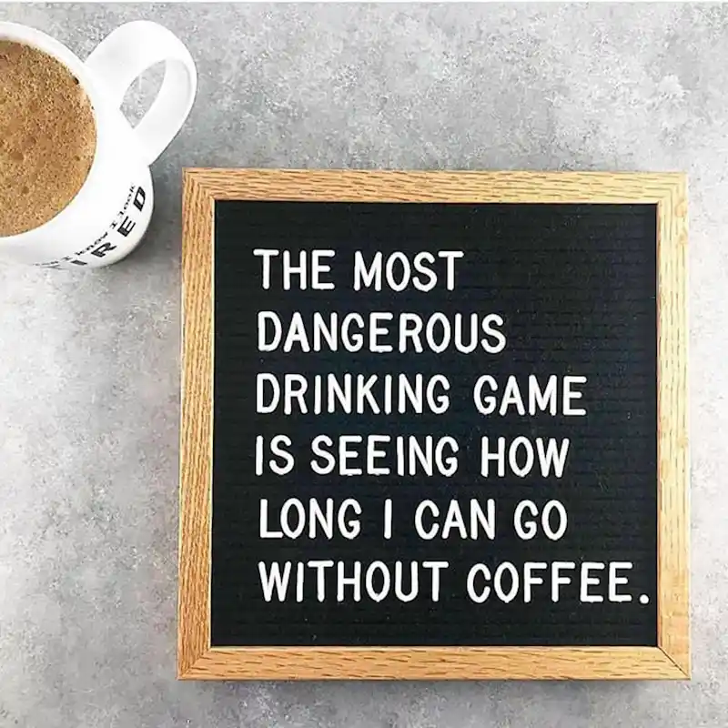Coffee addict quote