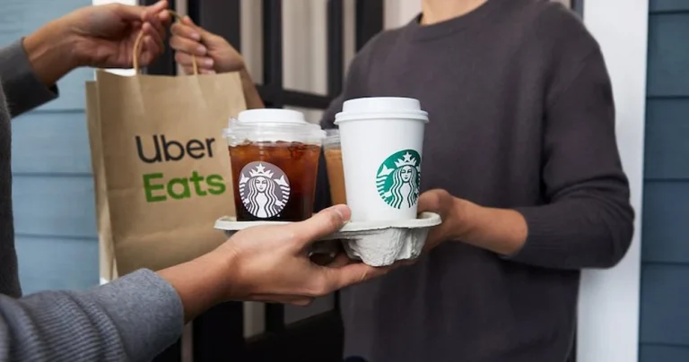 Starbucks delivery uber eats