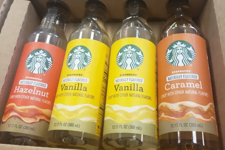 starbucks syrups in a box