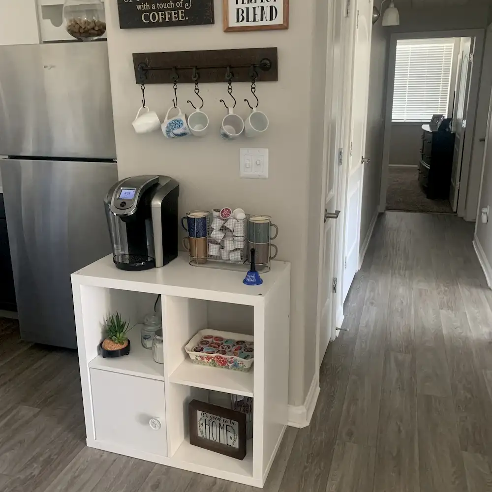 simple coffee set up