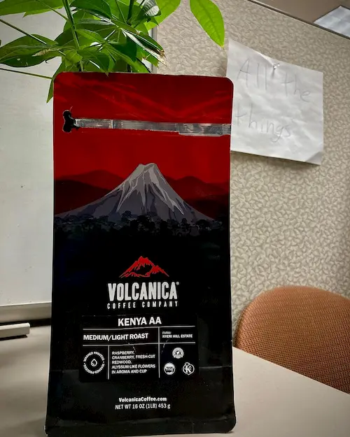 volcanica kenya aa coffee