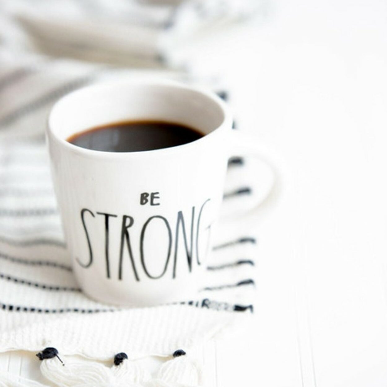 Be strong and enjoy decaf coffee