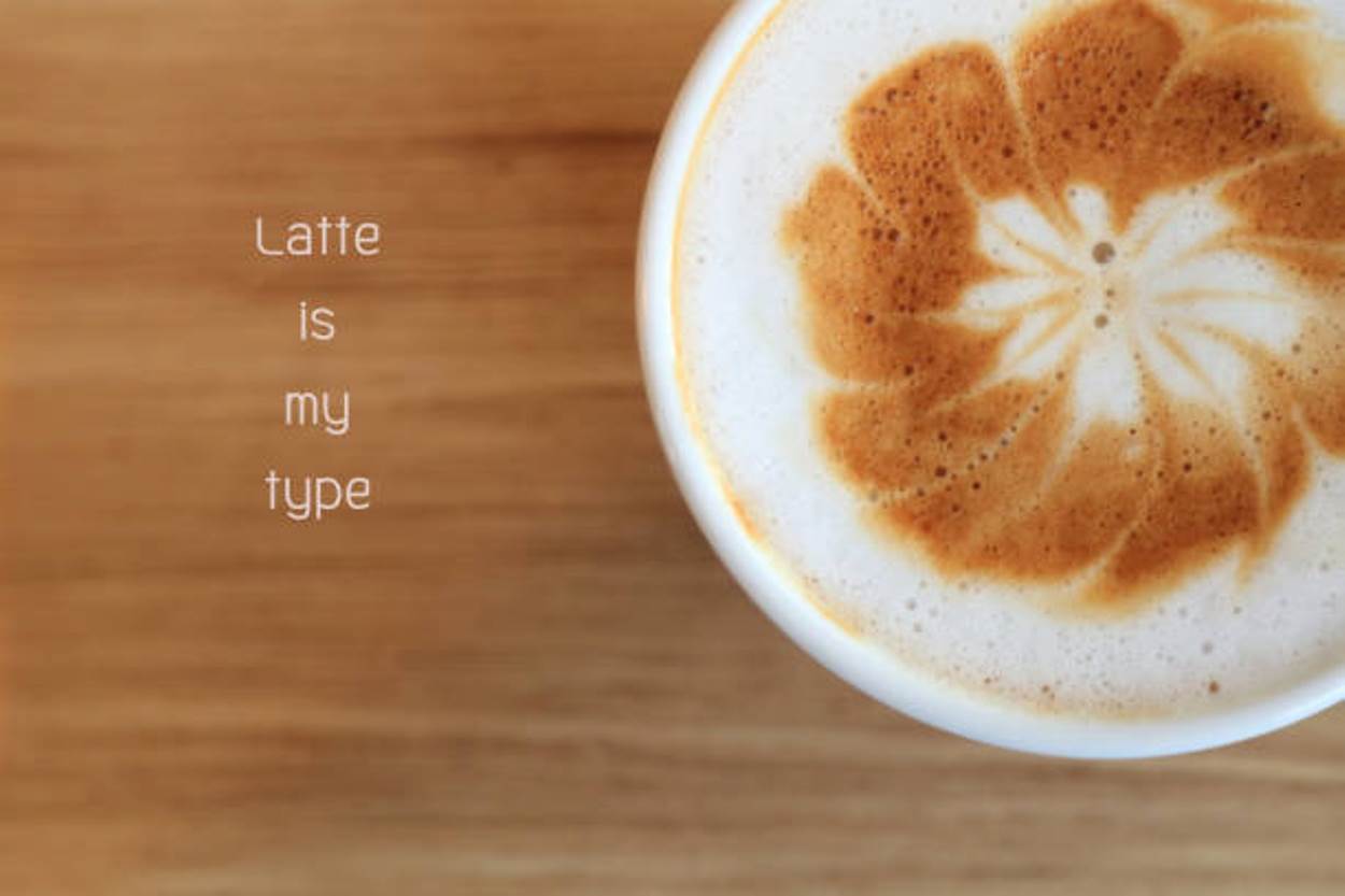 Latte is popular throughout the world