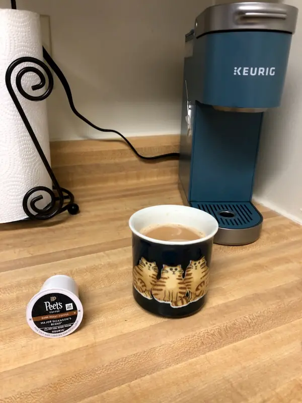 keurig with peets coffee k cup