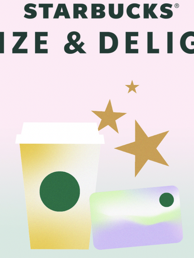 How to Play Starbucks Prize & Delight Game?